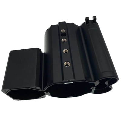 Custom CNC Machining Metal Parts aluminium and Anodized black