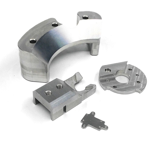 CNC-machined aluminum parts